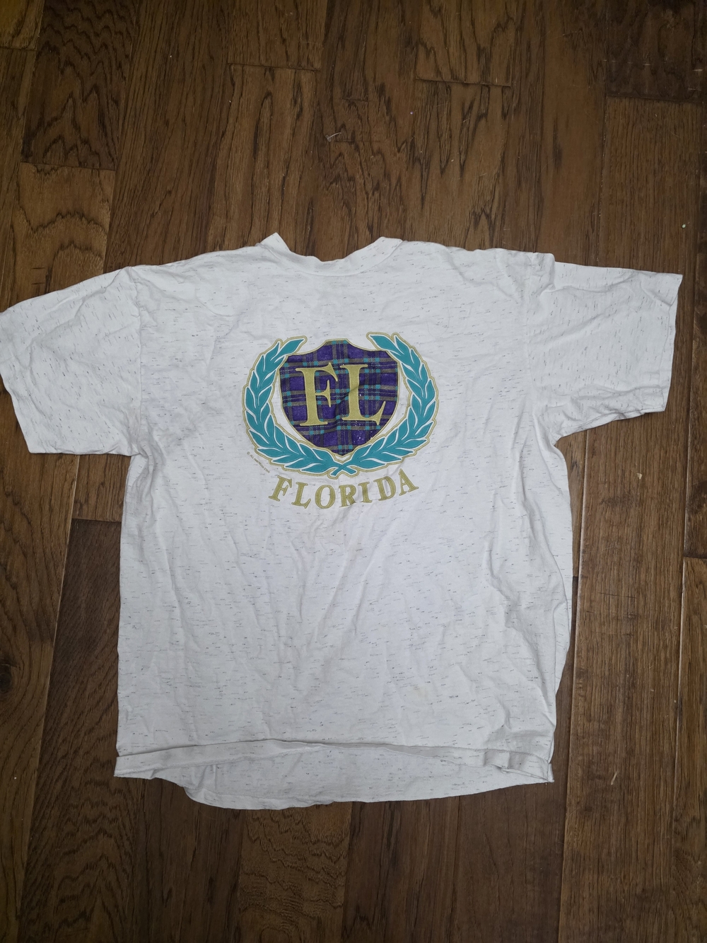 Vintage Heathered Florida Crest Graphic Tee